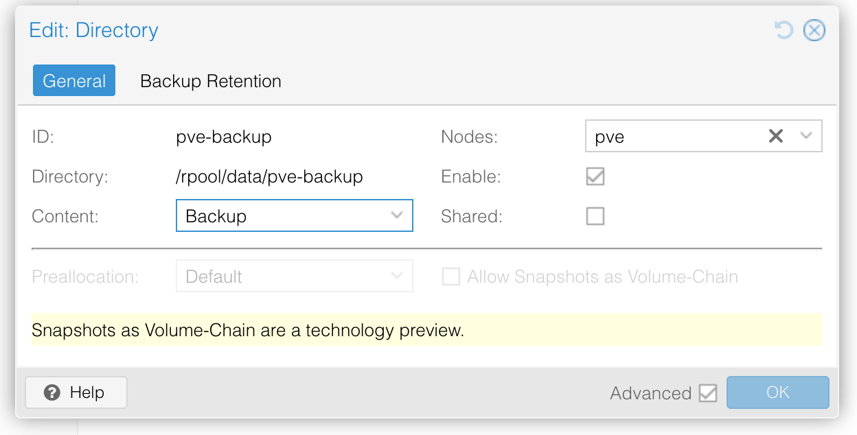 pve 백업 서버 - 1