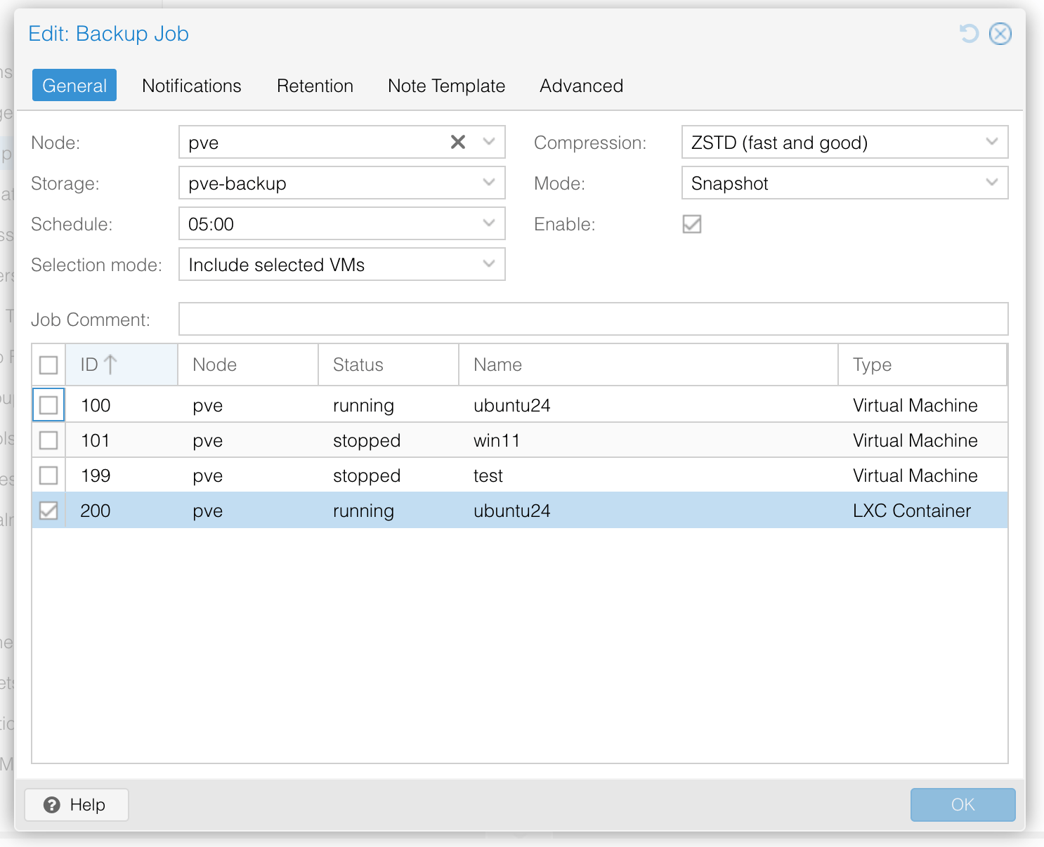 pve 백업 서버 - 2